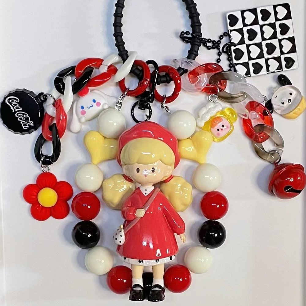 Handmade keychain, which can be ordered directly from stock